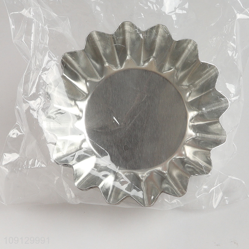 Factory Supply 6PCS Non-Stick Egg Tart Pans Mini Tart Molds