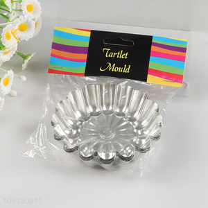 Hot Selling 6PCS Egg Tart Molds Mini Tart Pans Baking Tools