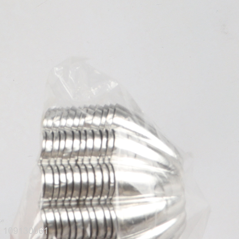 Factory Price 6PCS Non-Stick Egg Tart Pans Mini Tart Molds