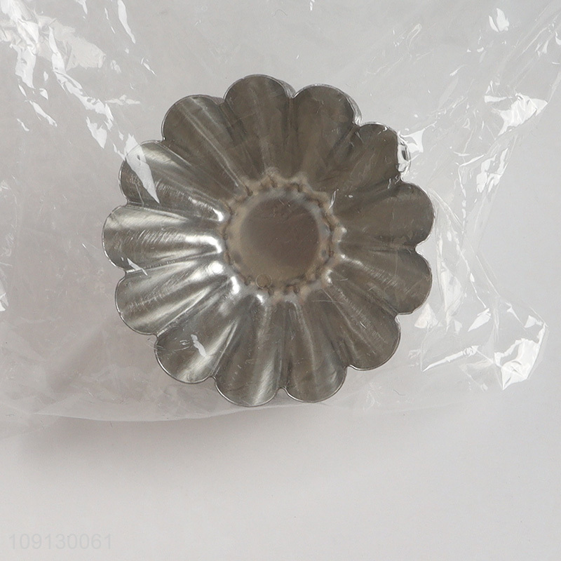 Factory Price 6PCS Non-Stick Egg Tart Pans Mini Tart Molds