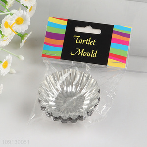 Online Wholesale 6PCS Egg Tart Molds Mini Tart Pans for Baking