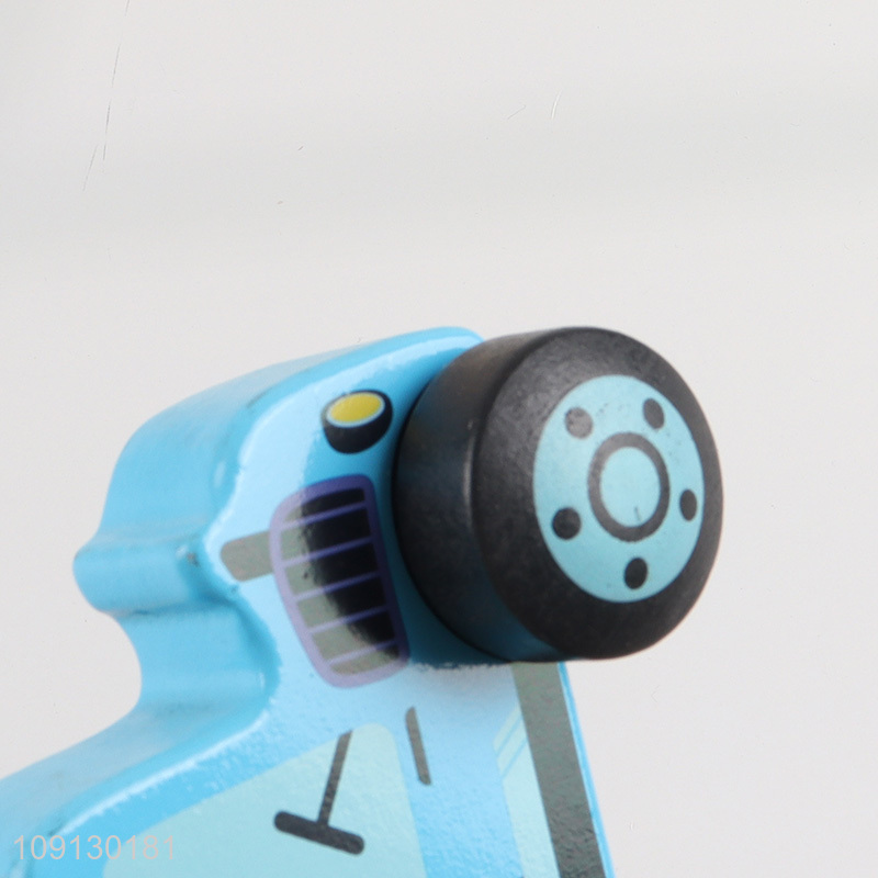 Hot Selling Baby Wooden Toy Car Wood Push & Pull Vehicle Montessori Toy