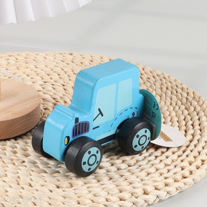 Hot Selling Baby Wooden Toy Car Wood Push & Pull Vehicle Montessori Toy