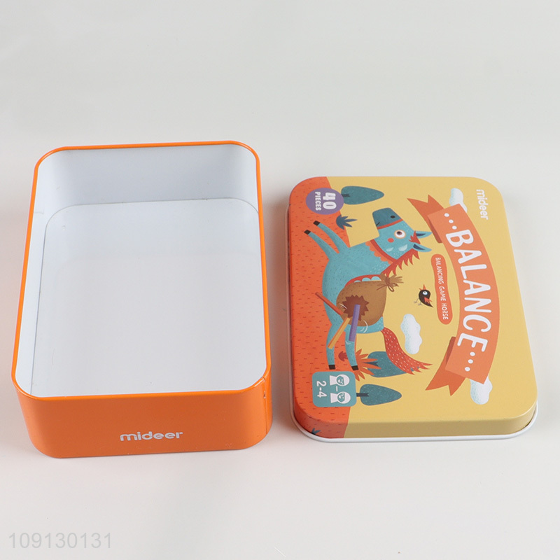 Hot Selling Wooden Horse Balance Game Stacking Toy for Kids Toddlers