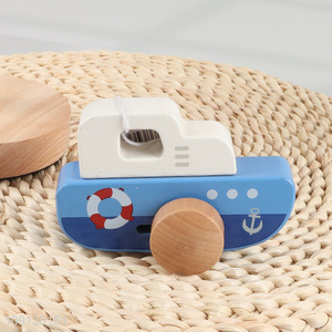 Online Wholesale Wood Push & Pull Vehicle Montessori Toy for Baby Kids