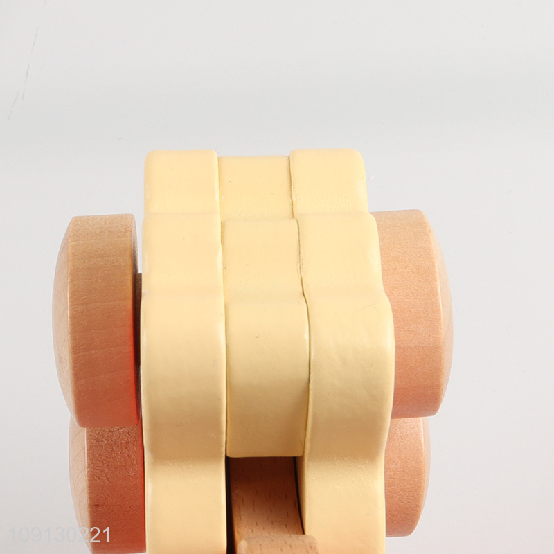 Factory Price Wooden Pull Toy Animal Pull Along Toy for Kids Toddlers