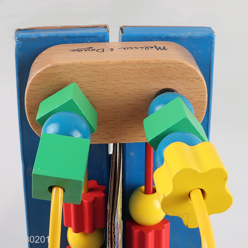 China Imports First Bead Maze Wooden Educational Toy for Kids Toddlers