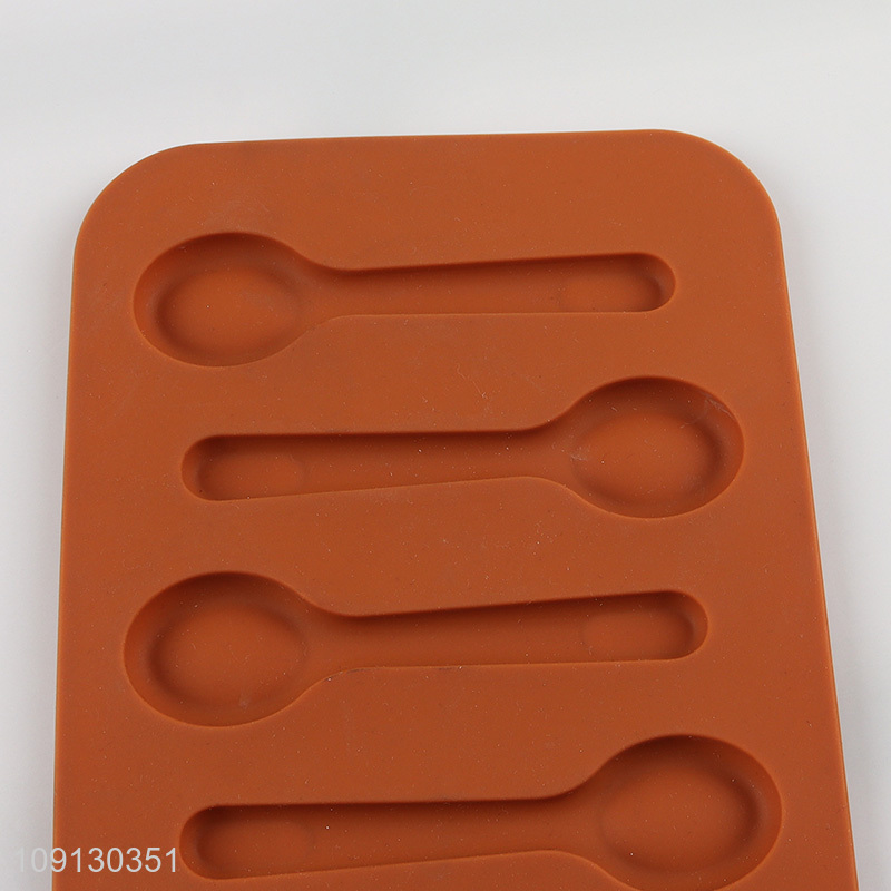 New Arrival Spoon Shaped Silicone Ice Cube Molds Chocolate Candy Molds
