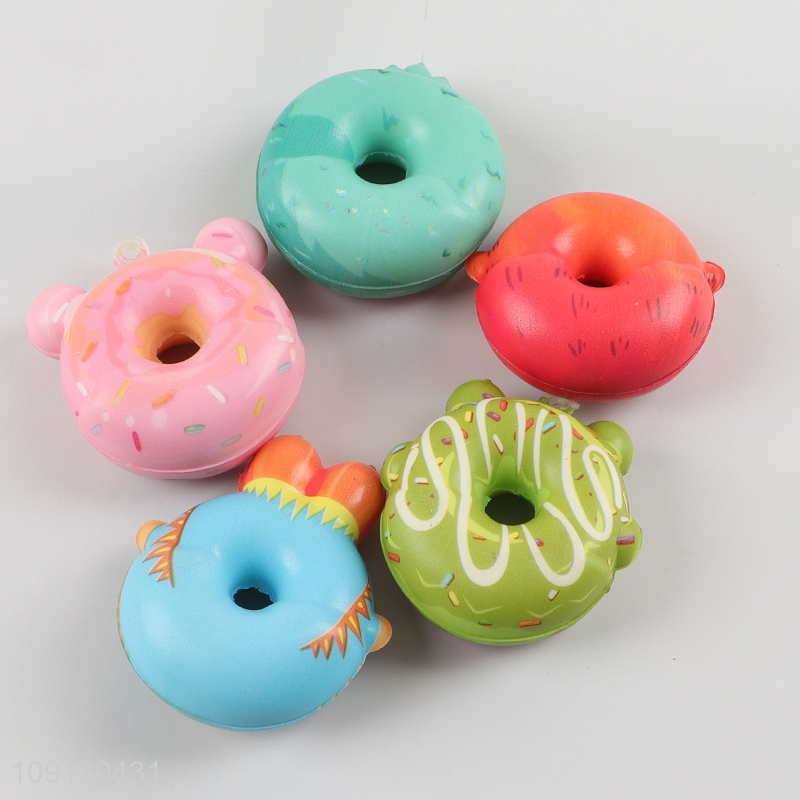 New Product Squishy Slow Rising Donuts Kawaii Squeeze Stress Relief Toy