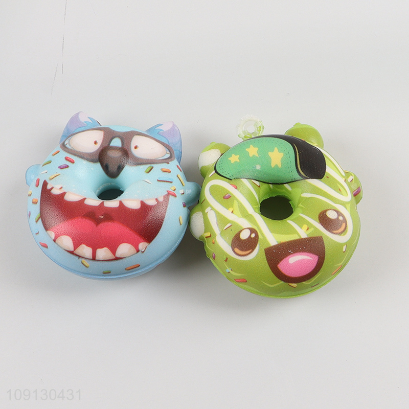 New Product Squishy Slow Rising Donuts Kawaii Squeeze Stress Relief Toy