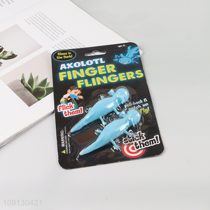 Good Quality 2PCS Slingshot Axolotl Flying Finger Toy Flick Toy Fidget Toy