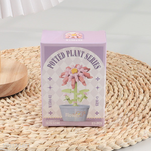 New Product Mini Flower Blocks Flower Building Set for Home Decor