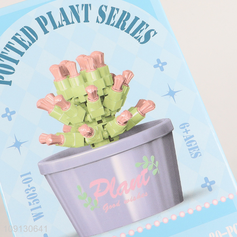 Online Wholesale Mini Flower Blocks Flower Building Set for Home Decor