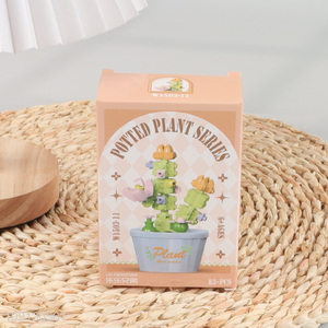 High Quality Mini Flower Blocks Flower Building Set for Home Decor