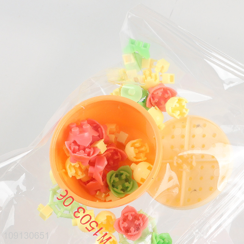 Factory Price Mini Flower Building Block Set Flower Blocks Toy Set