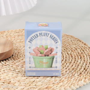 High Quality Mini Potted Plant Flower Building Blocks Toy Set