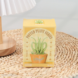 Factory Supply Mini Flower Potted Plant Bonsai Building Blocks Toy