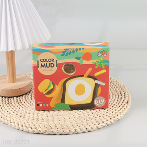 China Imports DIY Play Dough Set Breakfast Themed Modeling Clay Set