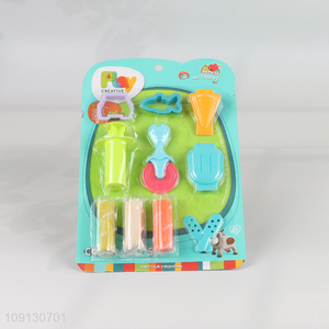 Hot Selling DIY Play Dough Set Color Clay Set for Kids Boys Girls