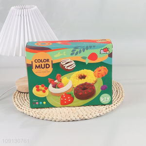 Online Wholesale DIY Play Dough Set Donut Themed Modeling Clay Set