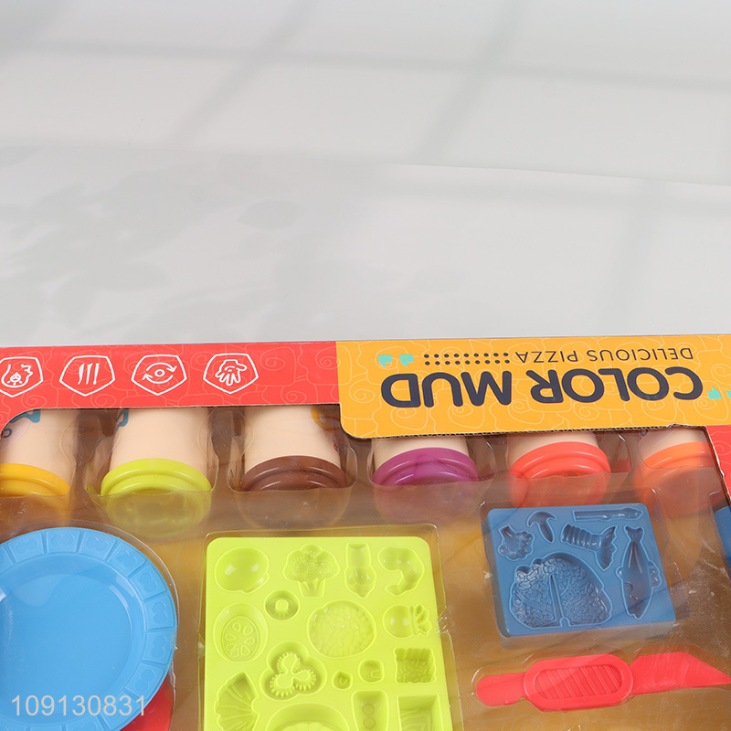 Factory Supply DIY Play Dough Set Funny Zoo Themed Modeling Clay Set