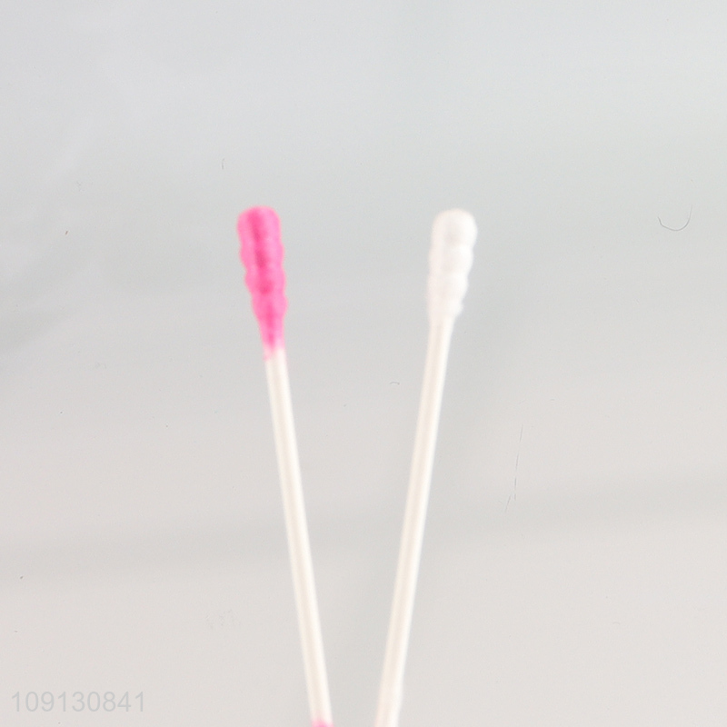 Hot Selling 300 Count Double-Tipped Cotton Swabs with Pointed and Spiral Tips