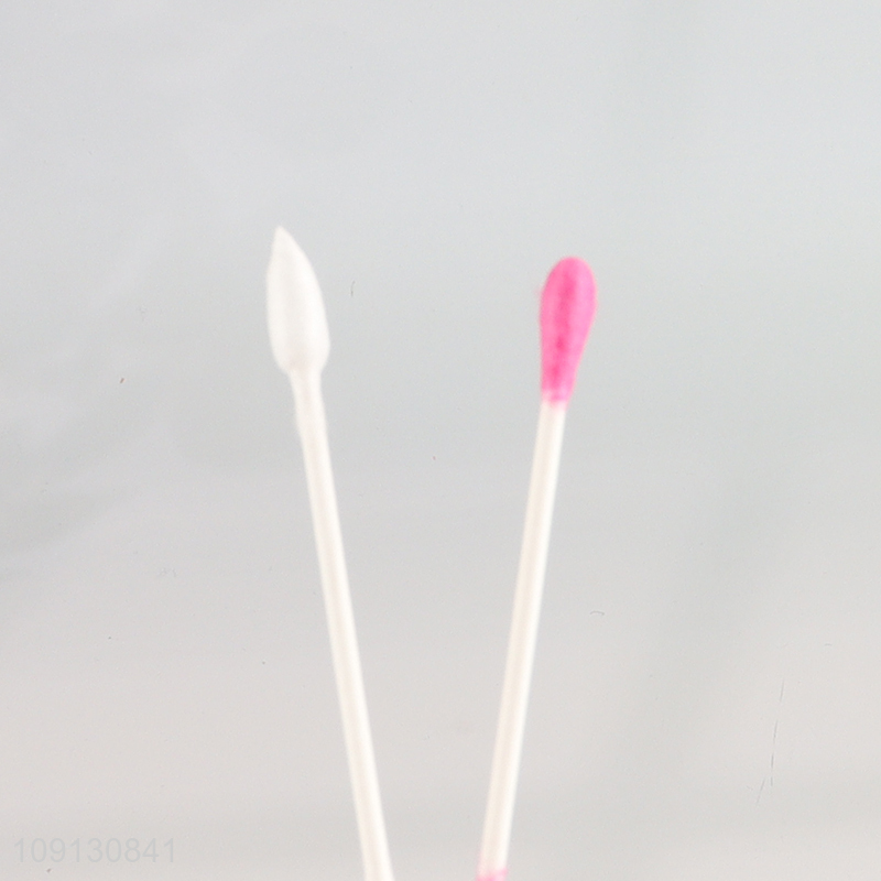 Hot Selling 300 Count Double-Tipped Cotton Swabs with Pointed and Spiral Tips
