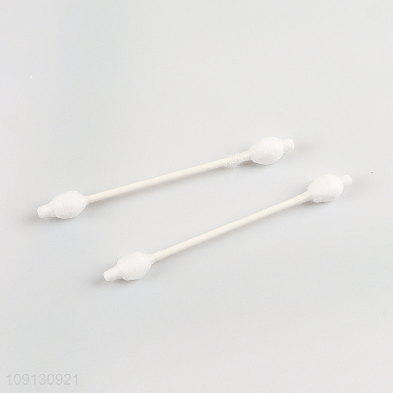 Wholesale 125 Count Double Ended Gourd Shaped Dog Cat Ear Cleaner Cotton Swabs