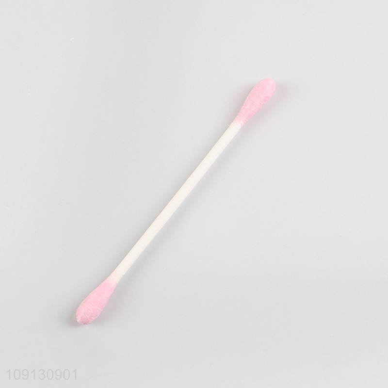Factory Supply 300 Count Double Round Tips Cotton Swabs with Paper Sticks