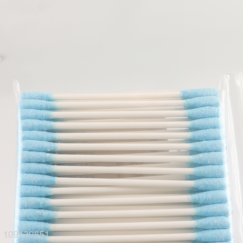 Good Quality 100 Count Double-Tipped Cotton Swabs with Double Round Tipps