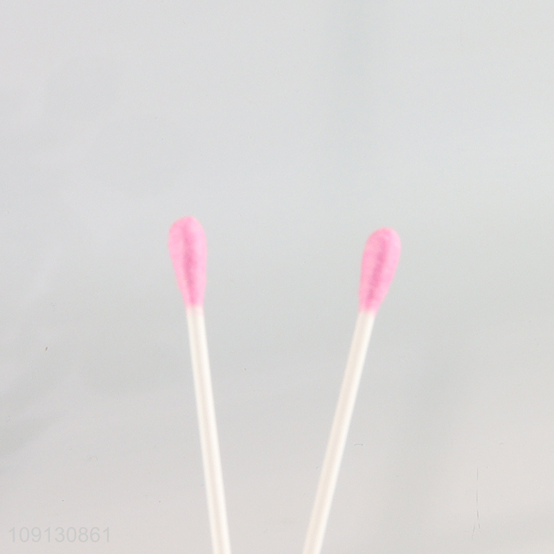New Product 100 Count Double-Tipped Cotton Swabs with Round and Pointed Tips