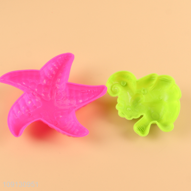 High Quality Plastic Beach Toys Sand Toy Set with Sand Bucket