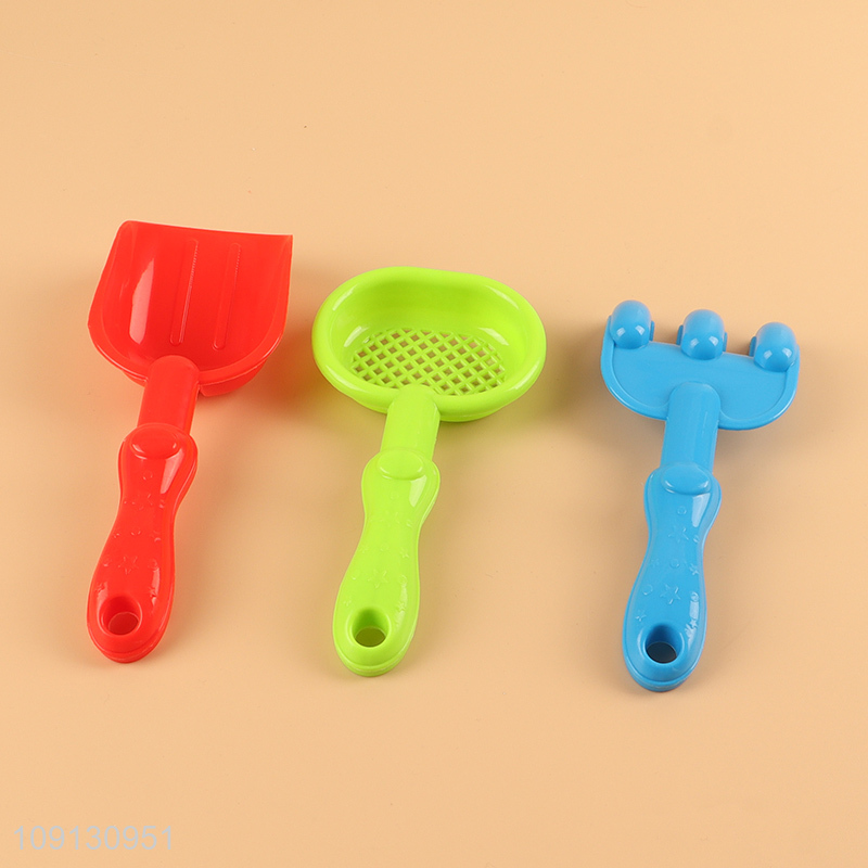 High Quality Plastic Beach Toys Sand Toy Set with Sand Bucket