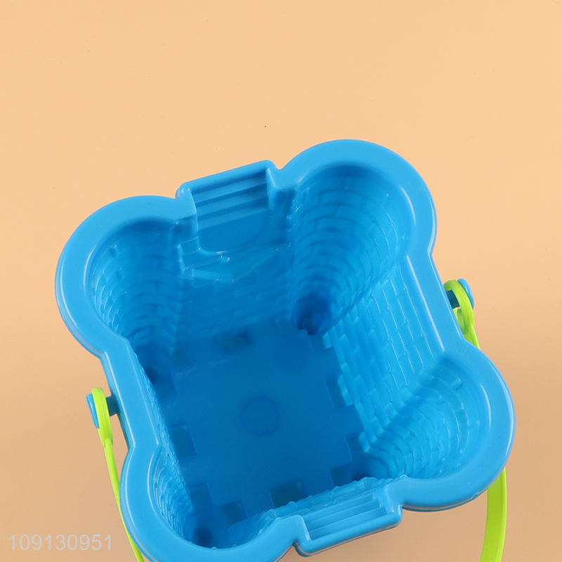 High Quality Plastic Beach Toys Sand Toy Set with Sand Bucket