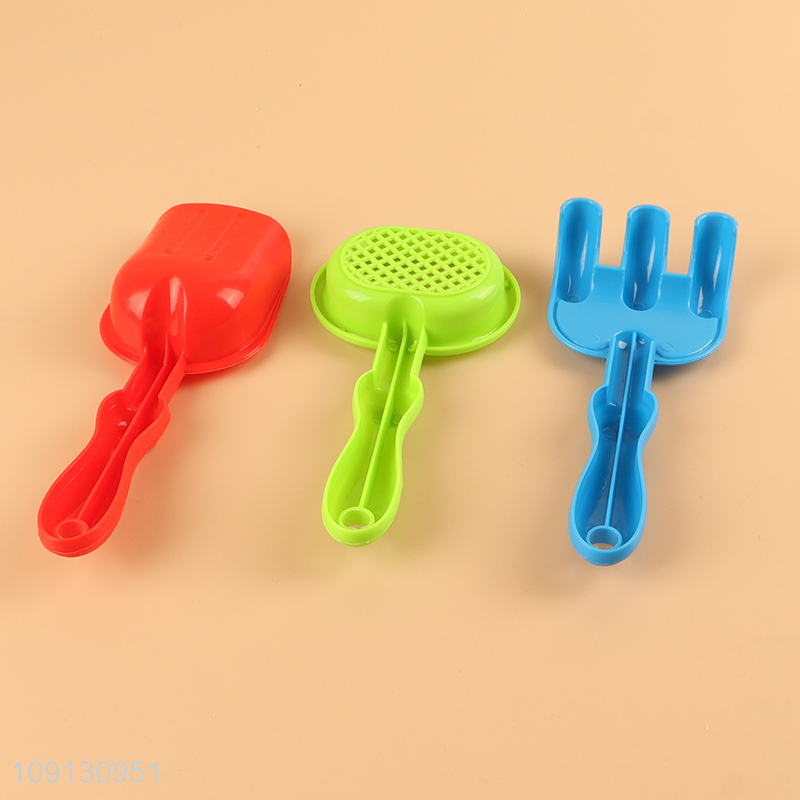 High Quality Plastic Beach Toys Sand Toy Set with Sand Bucket