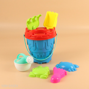 Wholesale Plastic Beach Toys Sand Toy Set with Sand Bucket