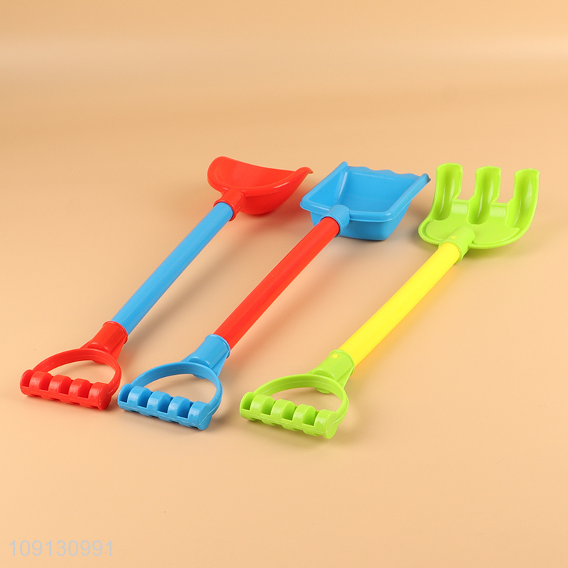 China Imports Beach Sand Toy Set with Bucket Shovel Rake Sand Molds