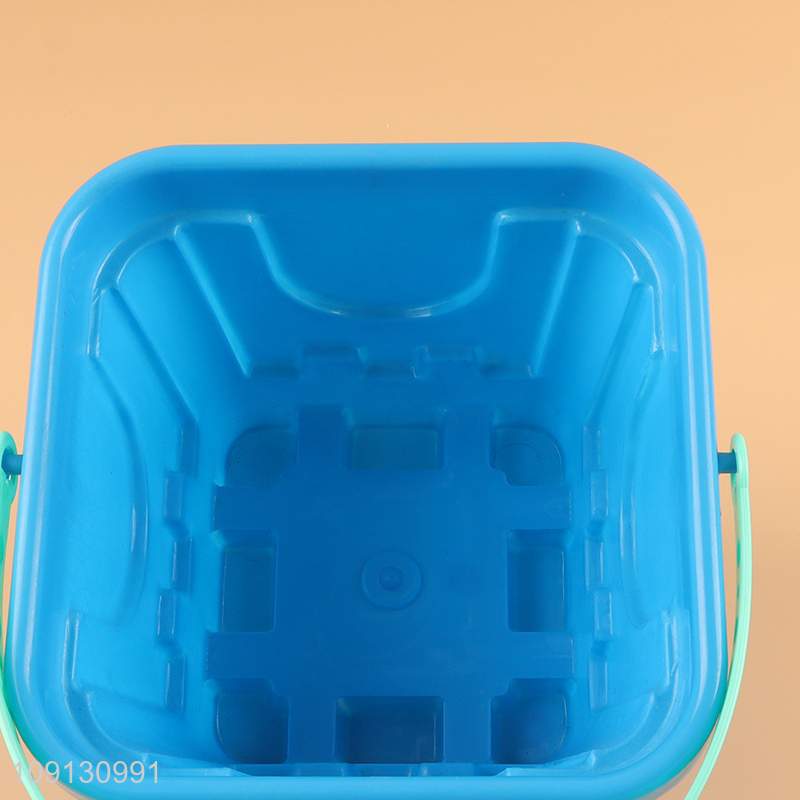 China Imports Beach Sand Toy Set with Bucket Shovel Rake Sand Molds