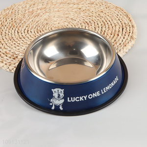 Wholesale Pet <em>Bowl</em> Stainless Steel <em>Dog</em> Food Water <em>Bowl</em> for Feeding