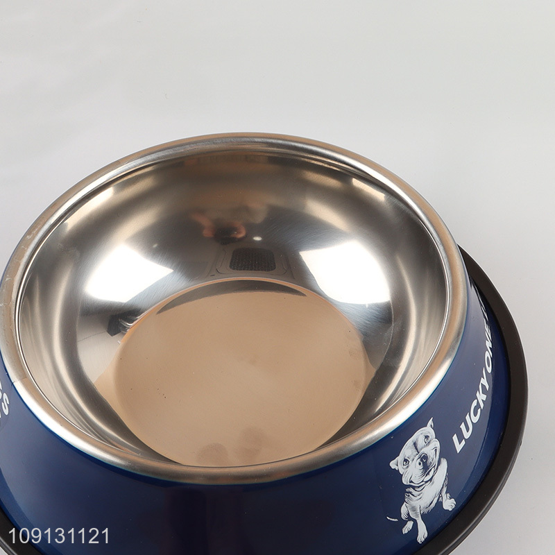 Wholesale Pet Bowl Stainless Steel Dog Food Water Bowl for Feeding
