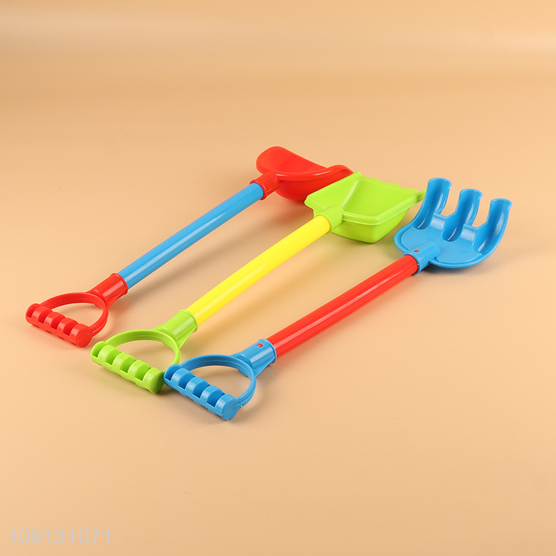 New Product Beach Sand Toy Set with Bucket Shovel Rake Sand Molds
