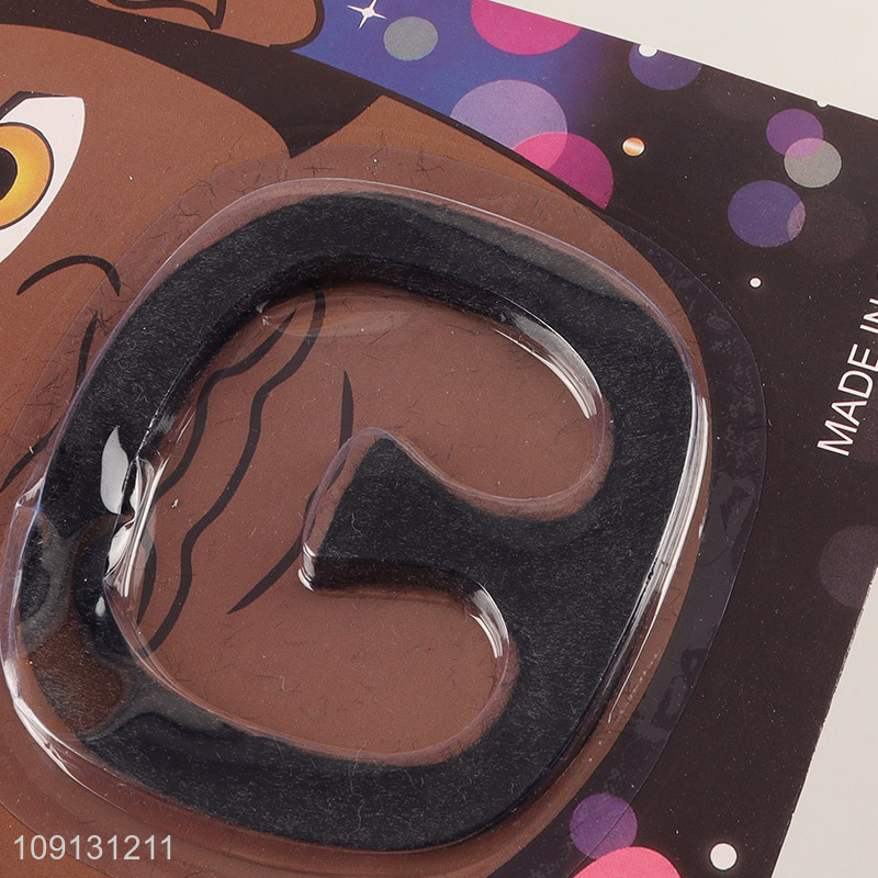 Good Quality Self Adhesive Fake Beard Mustache Halloween Costume Accessories