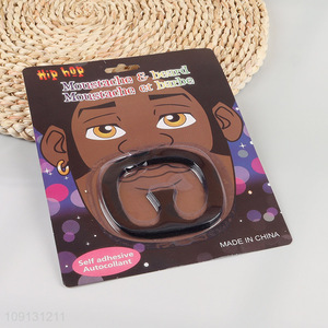 Good Quality Self Adhesive Fake Beard Mustache Halloween Costume Accessories