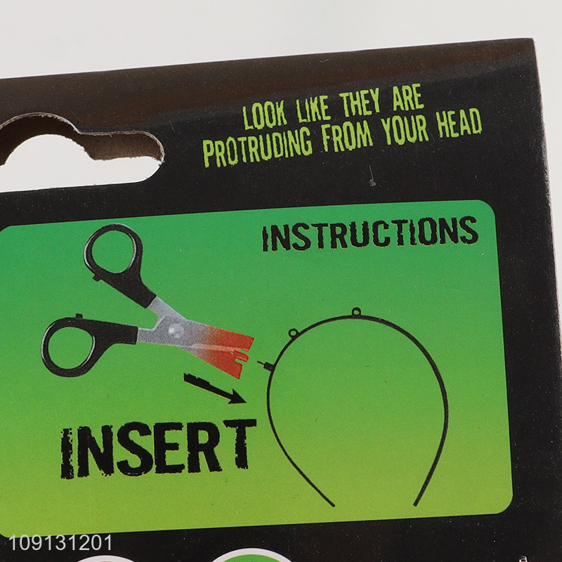 Factory Supply Halloween Bloody Scissors Hair Hoop Halloween Cosplay Headband