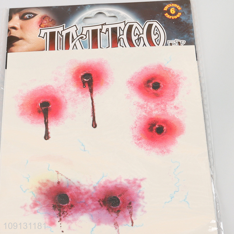 Good Quality Halloween Bloody Fake Tattoo Temporary Tattoo Stickers