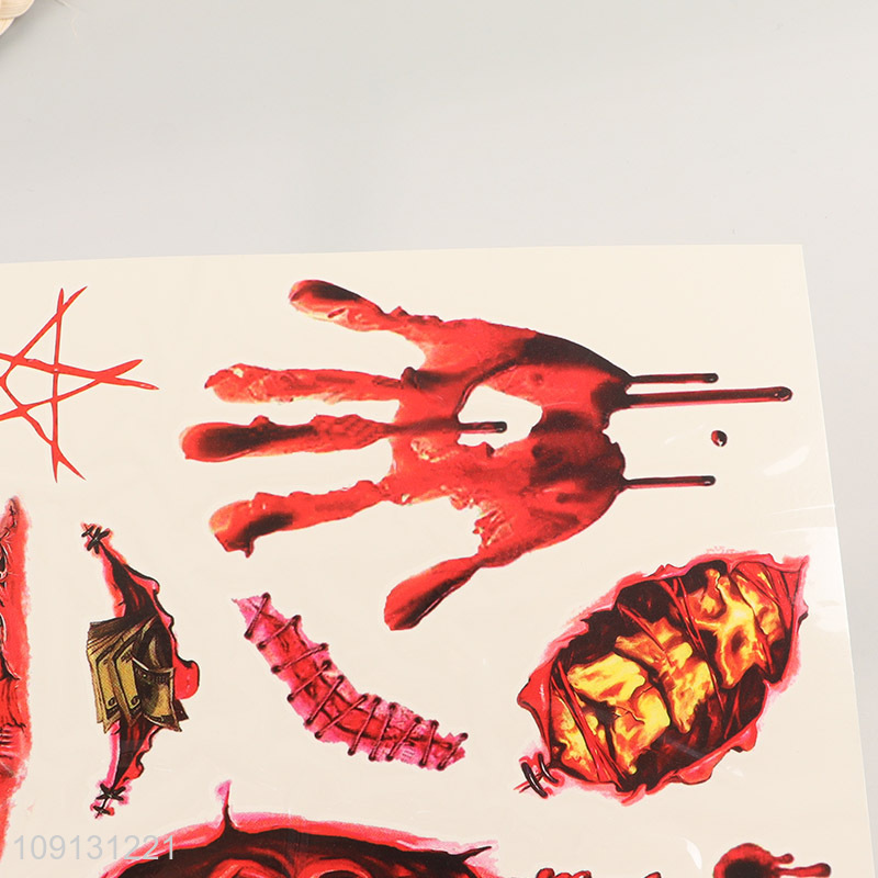 New Arrival Halloween Fake Scars Tattoos Waterproof Fake Blood Tattoos