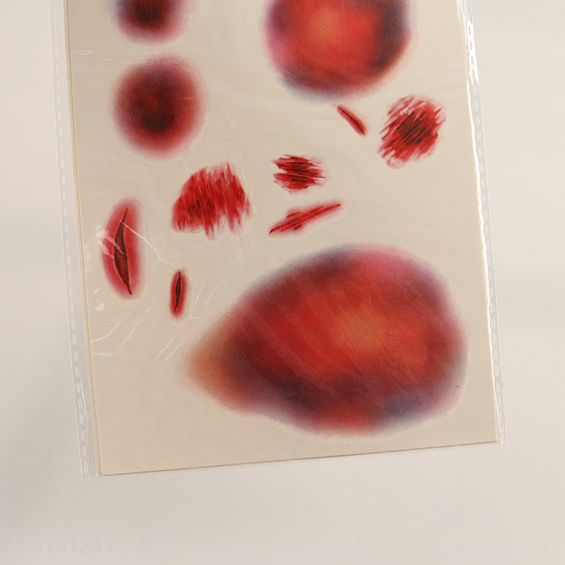 Factory Price Halloween Wound Fake Tattoo Temporary Tattoo Stickers