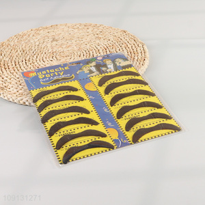 New Product 12PCS Self Adhesive Fake Mustache Novelty Artificial Mustaches
