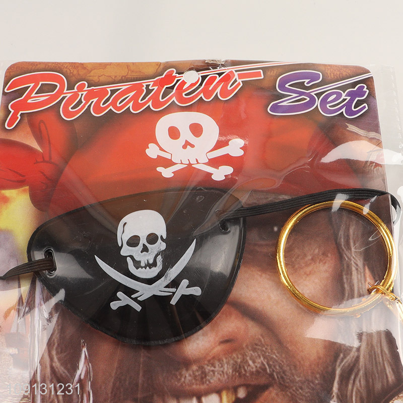 Wholesale Captain Pirate Costume Accessories Set Halloween Pirate Cosplay Accessories