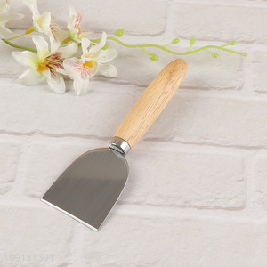 Factory Price Stainless Steel Cheese Knife with Wooden Handle